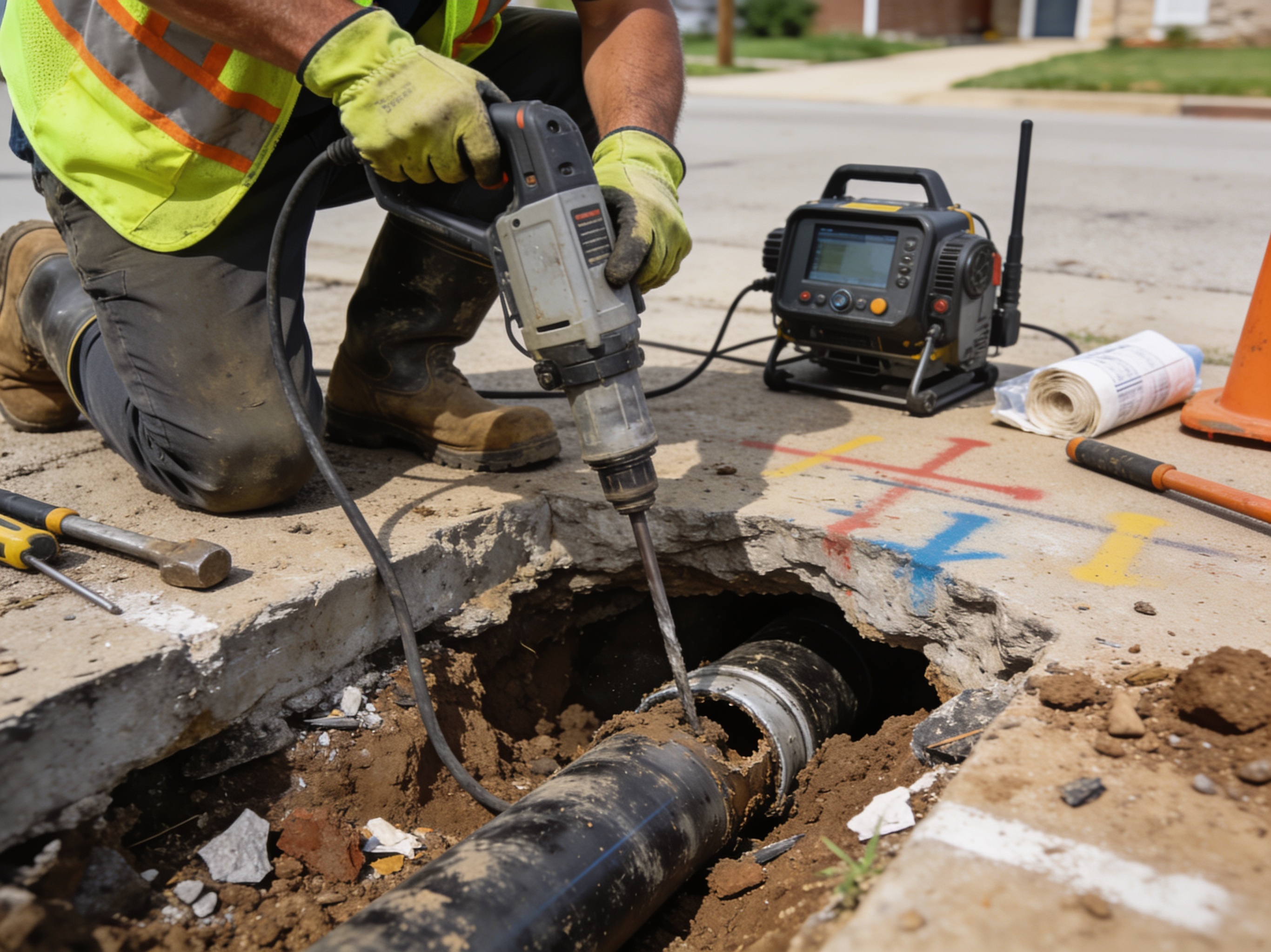 Bellied Sewer Line Repair in Bryan, TX