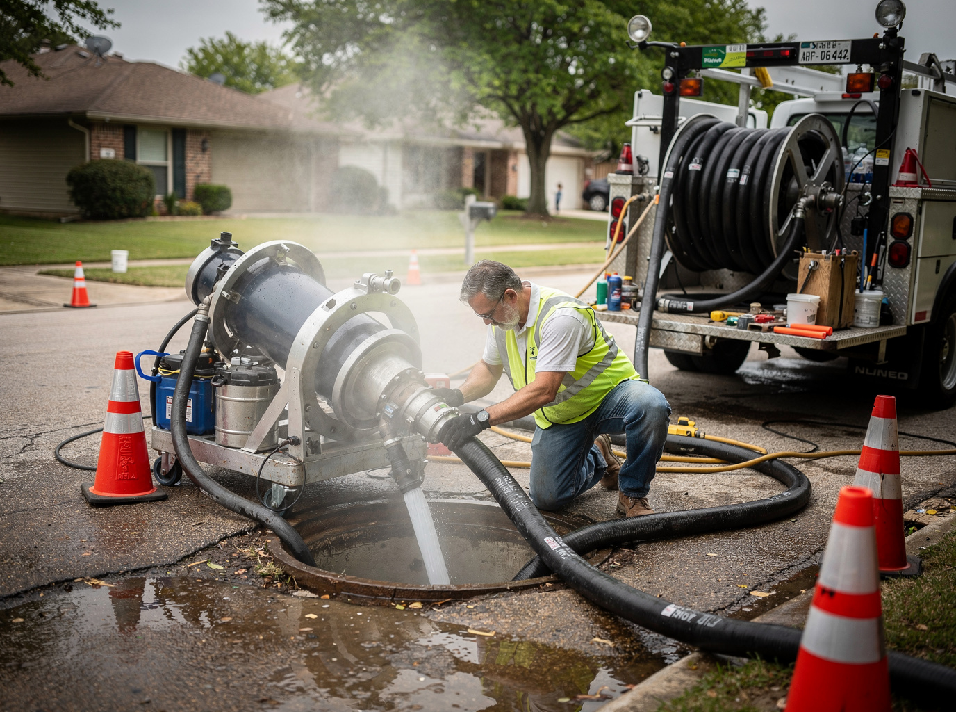 Sewer Line Replacement in Traditions Bryan TX