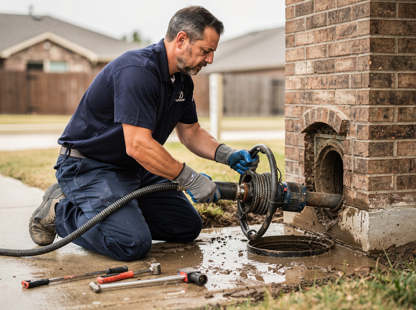 Recurring Sewer Line Clogs in Bryan, TX
